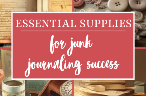 supplies for junk journals