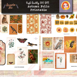 printable autumn folio