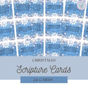 christmas scripture cards printable