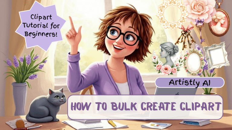 How to Create Clipart in Bulk With Artistly (Beginner-Friendly Tutorial)