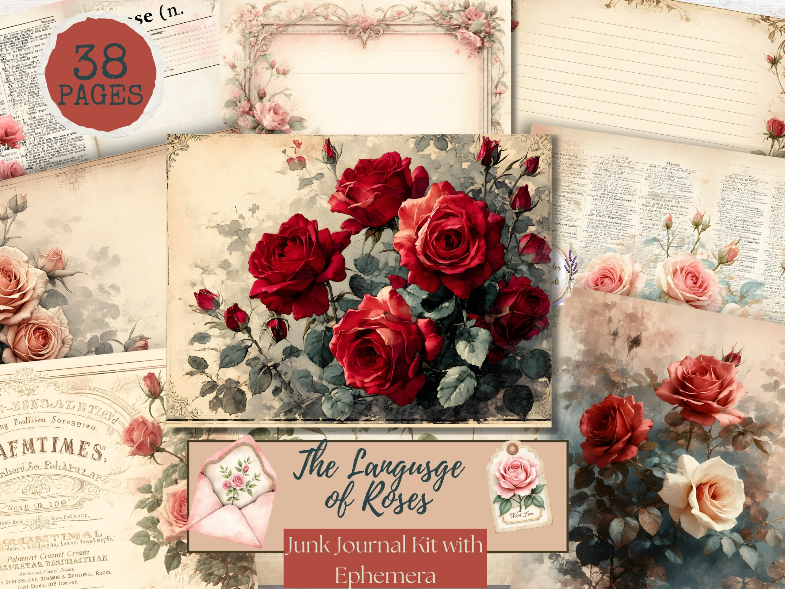 The Secret Language of Roses: Crafting with Victorian Romance